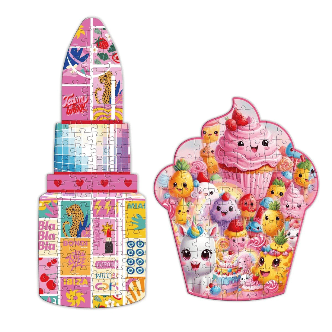 6 100 Piece Cupcake and Lipstick Puzzles - Assorted, 6 of 10