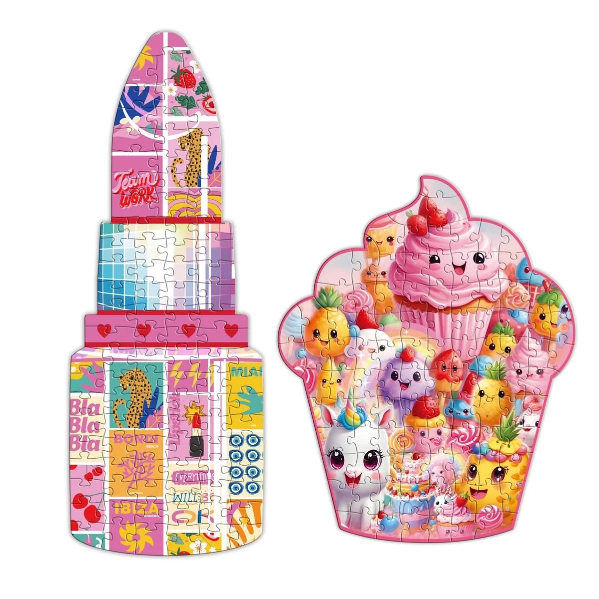 6 100 Piece Cupcake and Lipstick Puzzles - Assorted, 6 of 10