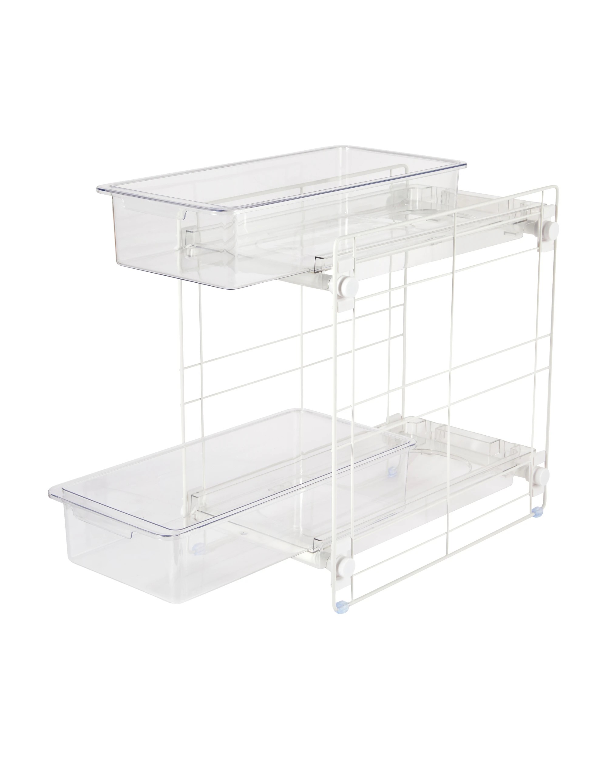 2 Clear Undersink 2 Tier Drawer, 2 of 9