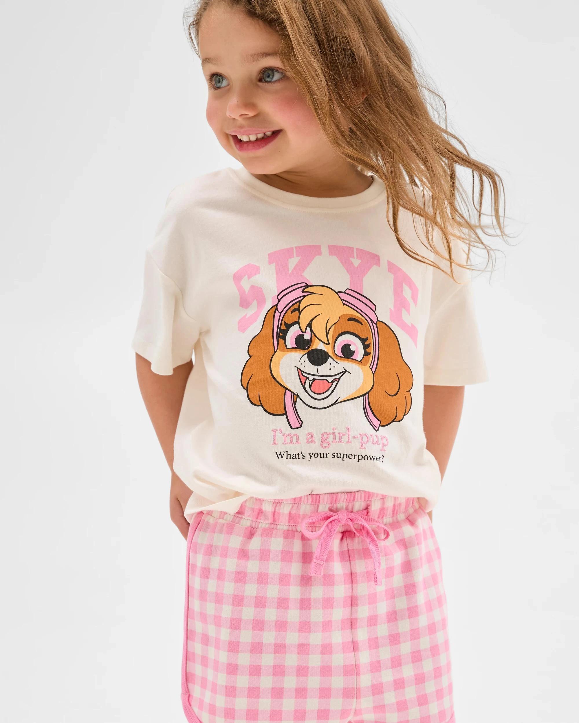 2 Paw Patrol PAW Patrol Australian Cotton T-Shirt and Short 2 Piece Set PINK, 2 of 8