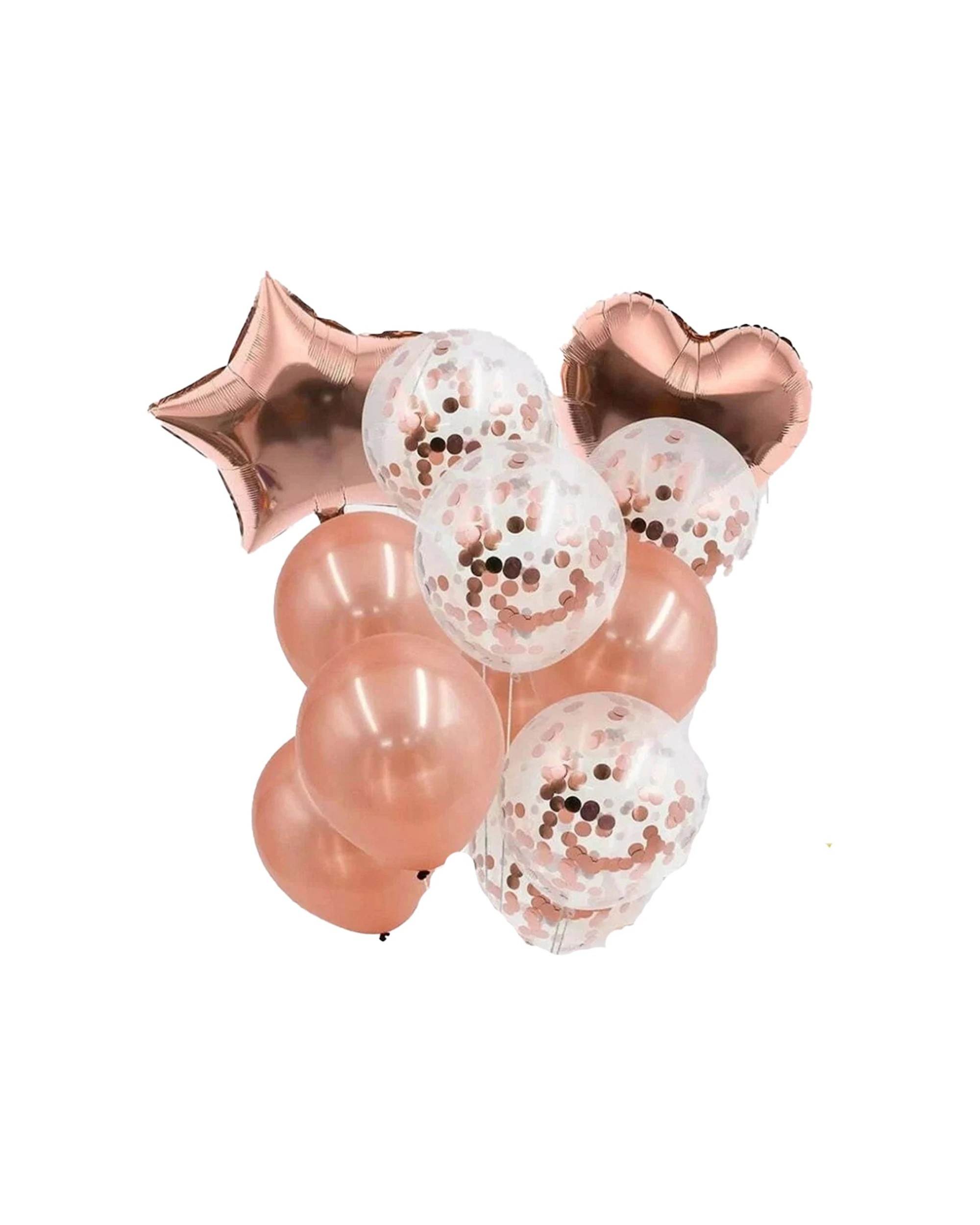 1 Party Maker 14pc Balloon Set Event Decoration Rose - Gold, 1 of 1