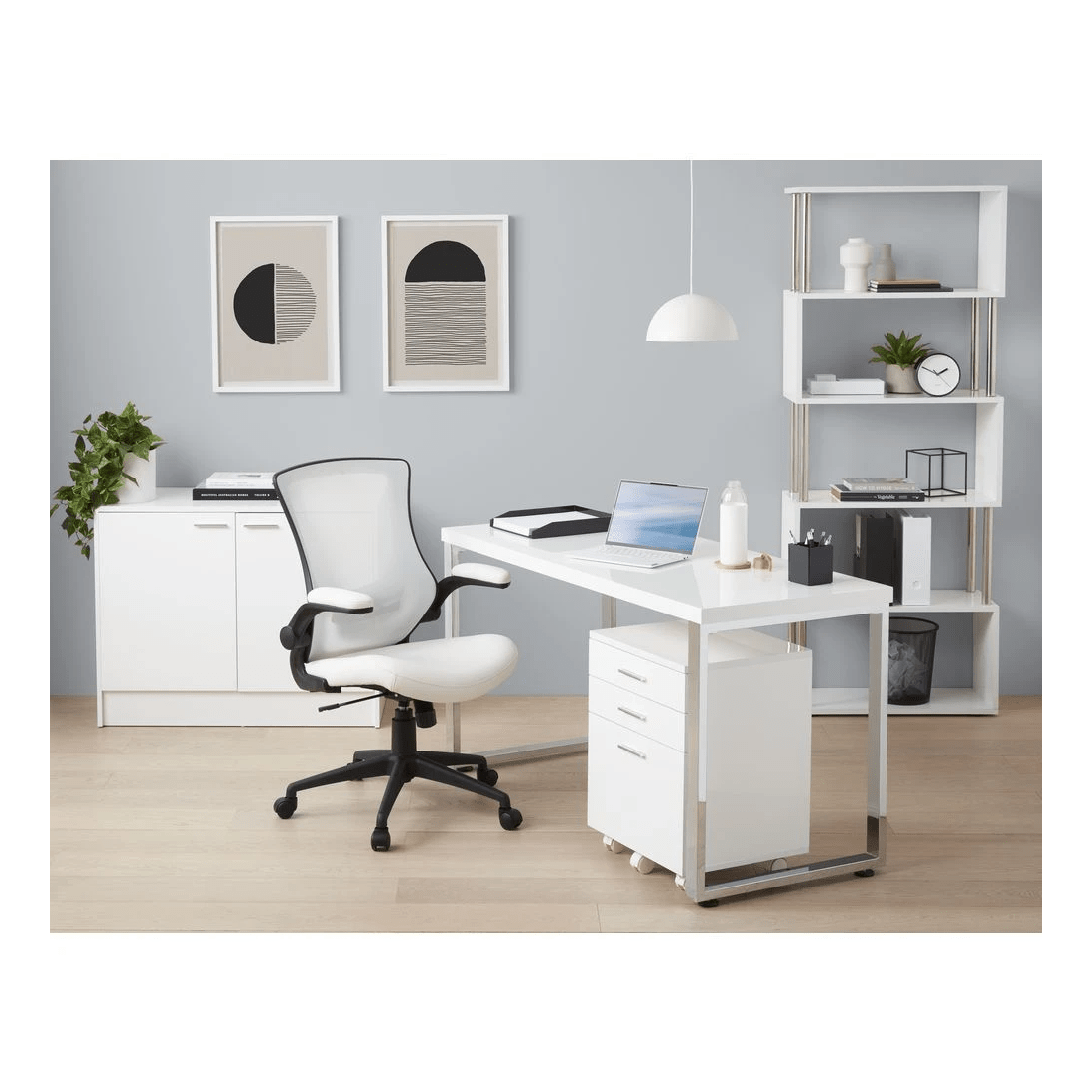 9 Brighton Mesh Back Chair White, 9 of 10