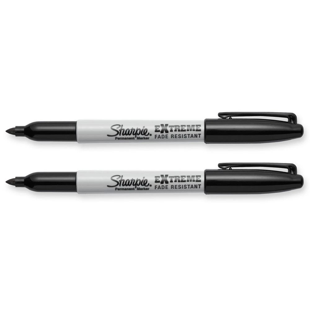2 Sharpie Extreme Fine Permanent Marker Black 2 Pack, 2 of 7