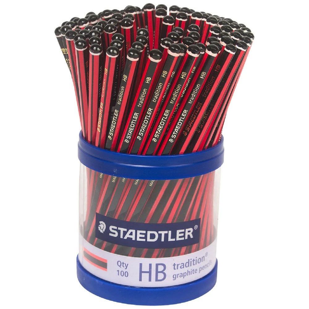 1 Staedtler Tradition Graphite Pencils HB 100 Pack, 1 of 2