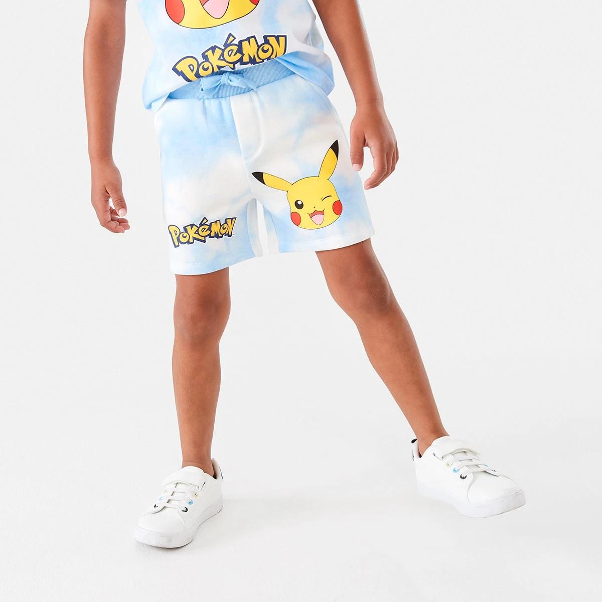 1 Pokemon License Printed Knit Shorts Pokemon, 1 of 10