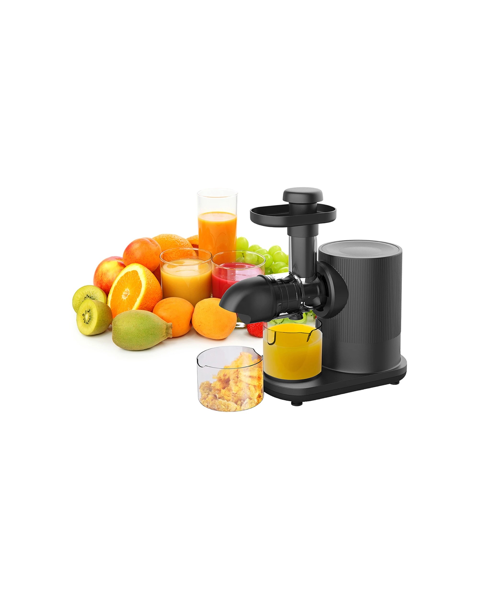 9 Lennox 36.5cm Cold Press Slow Juicer/fruit/juice Healthy Drink Maker 150w - Black, 9 of 9