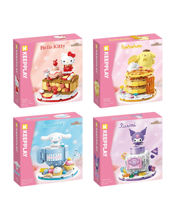 Keepplay Hello Kitty Sanrio Characters Food Party Series Playset - Assorted