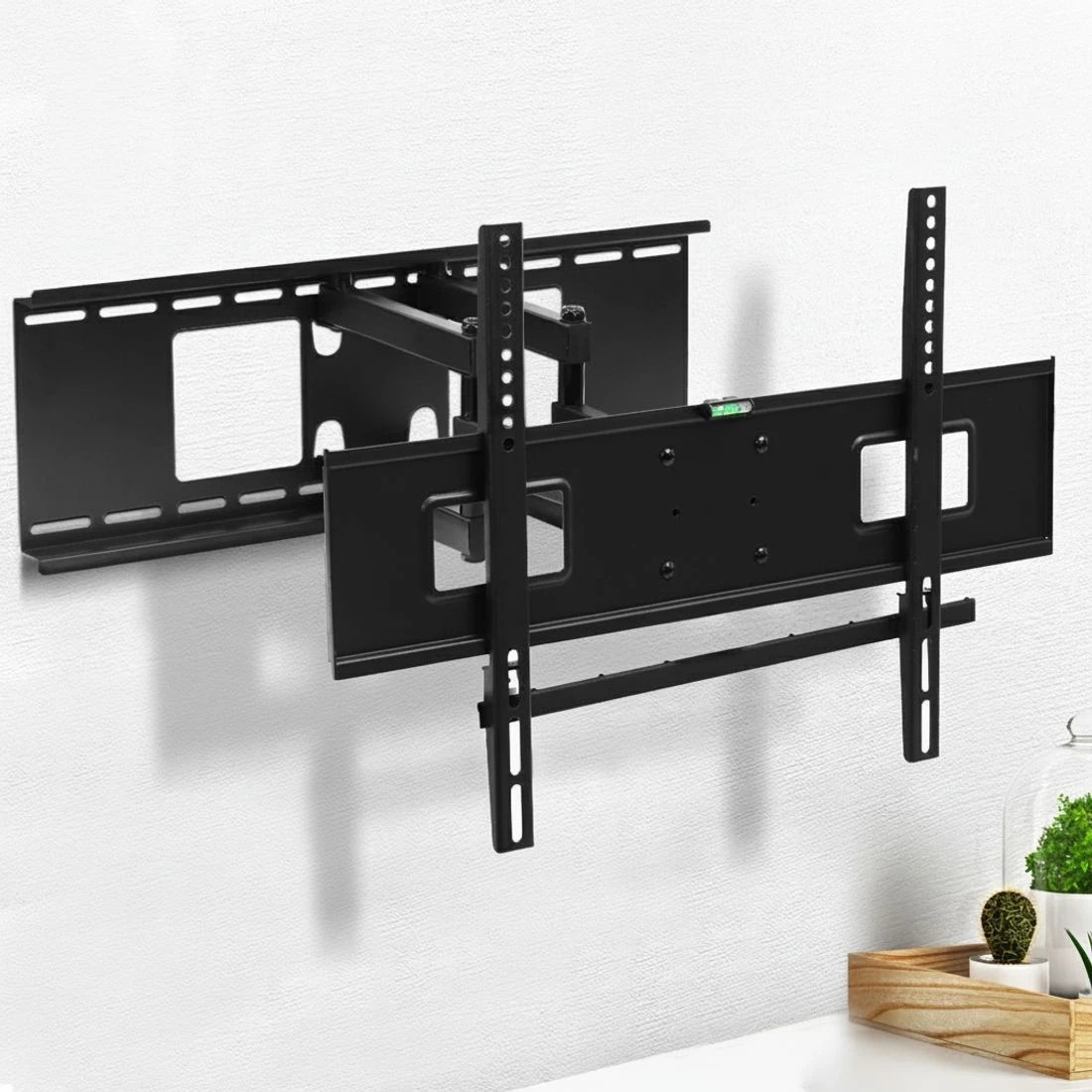 6 Artiss TV Wall Mount Bracket for 32"-70" LED LCD Full Motion Dual Strong Arms - Black, 6 of 6
