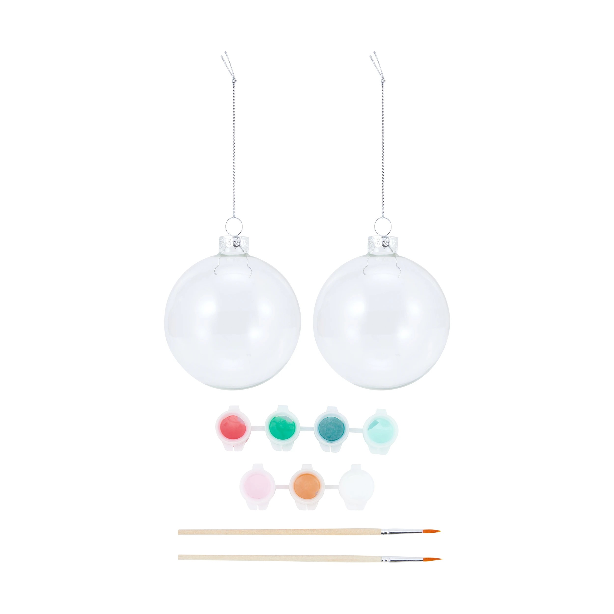 2 DIY Christmas Bauble Painting Kit, 2 of 3