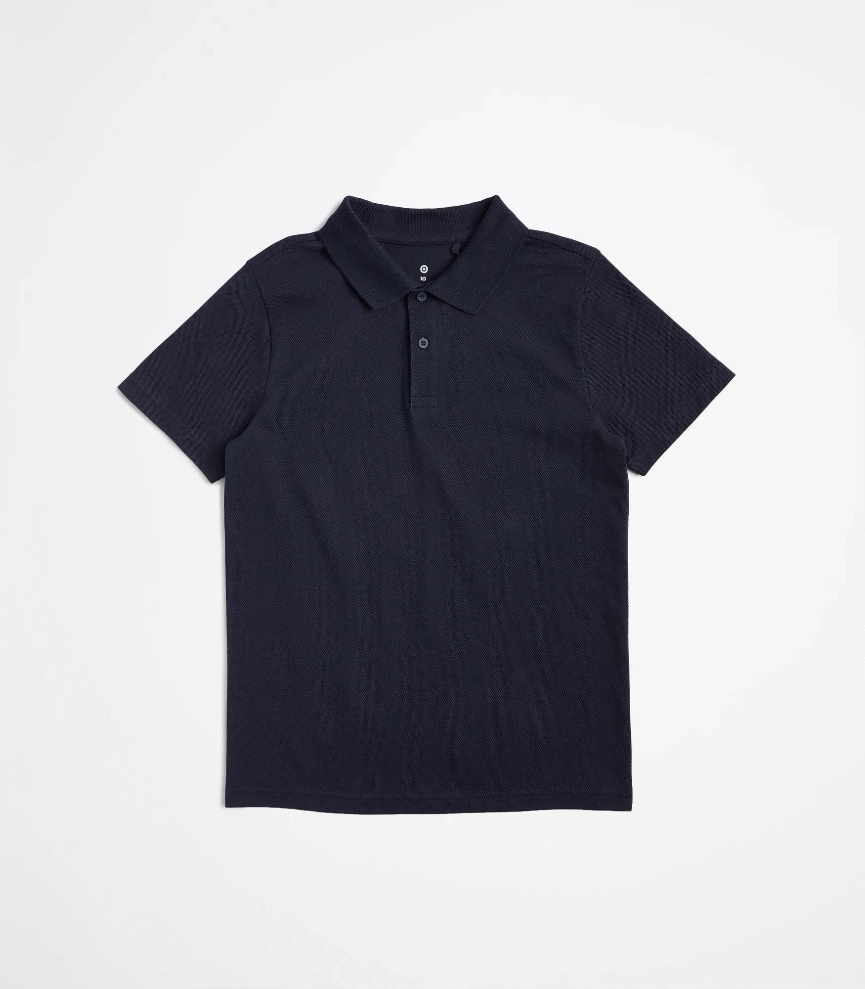 1 Target School Polo T-shirt NAVY BLUE, 1 of 4