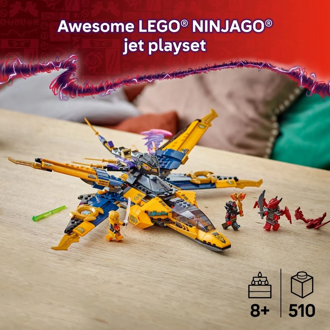 5 LEGO NINJAGO Ras and Arin's Super Storm Jet 71833, 5 of 10