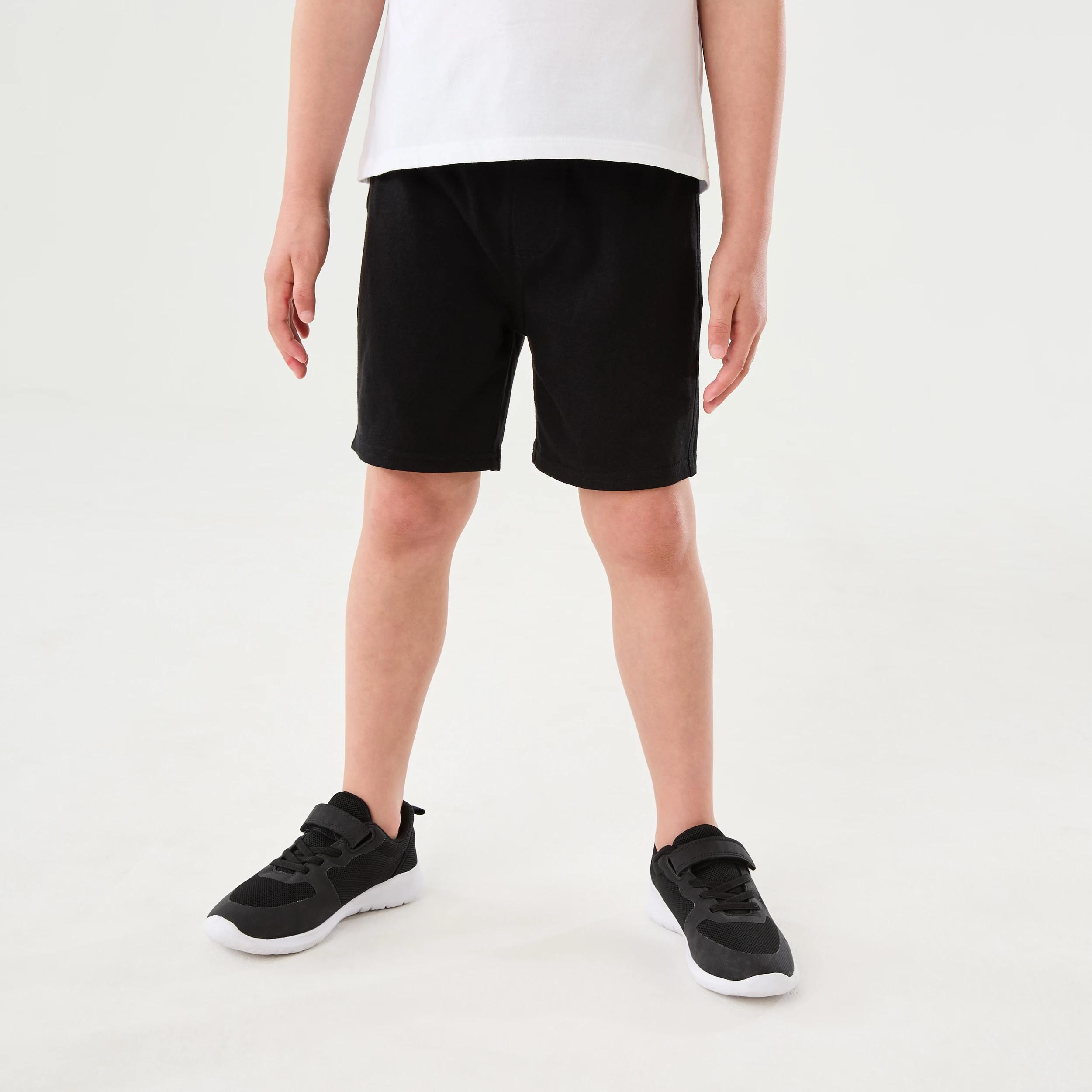 1 Plain Knit Shorts BLACK, 1 of 6