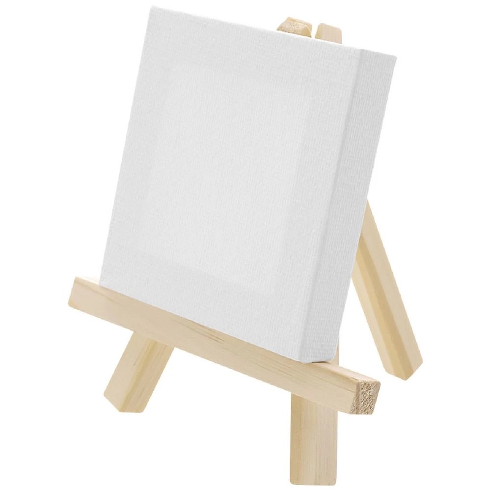 1 Born Mini Easel and Canvas White, 1 of 4