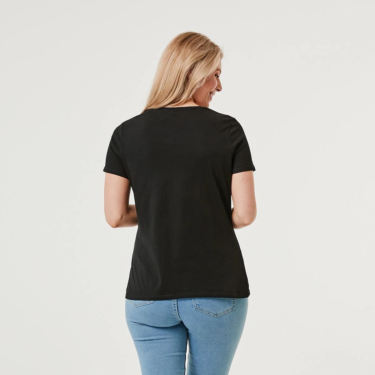 3 Basic T-shirt BLACK, 3 of 4