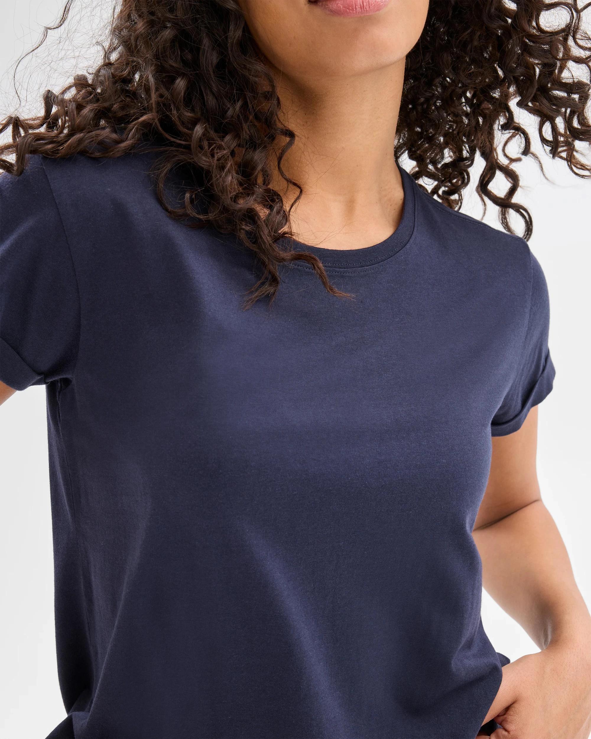 4 Target Cotton/Modal Relaxed Crew T-Shirt NIGHT SKY, 4 of 6