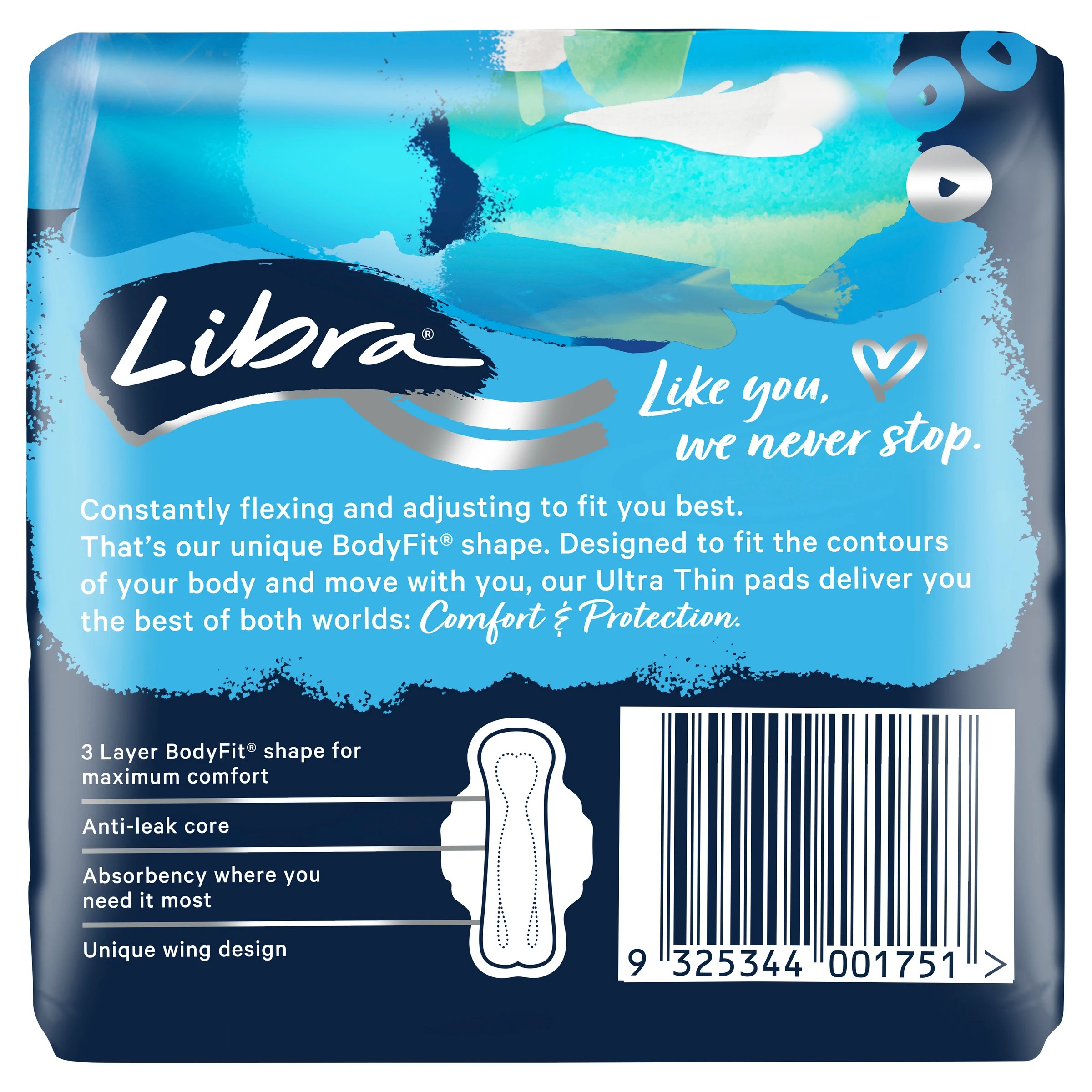 2 Libra 14 Pack Ultra Thin Regular Pads, 2 of 2