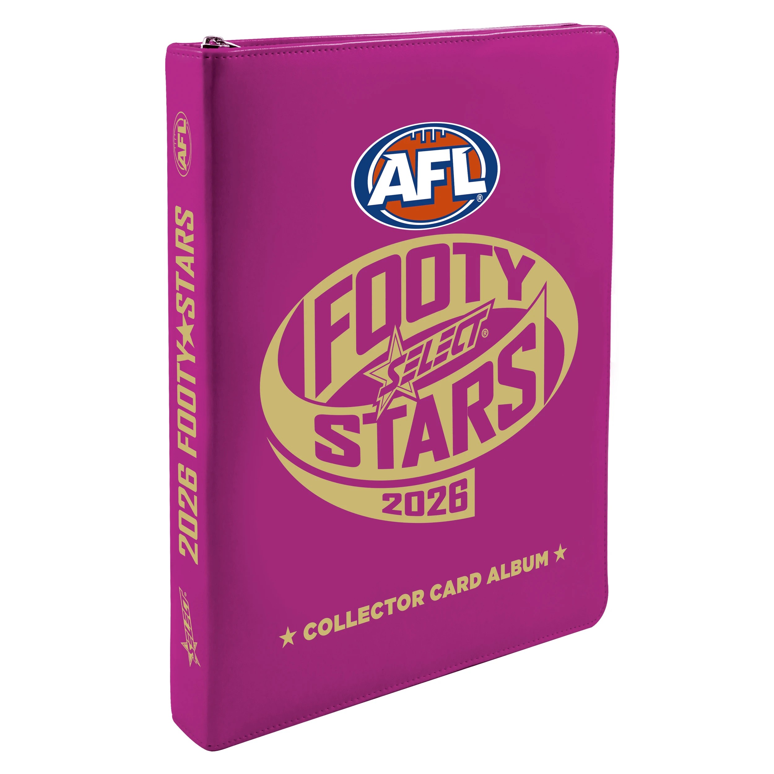 2 Official Select 2026 AFL Footy Stars Collector Card Vinyl Album, 2 of 2