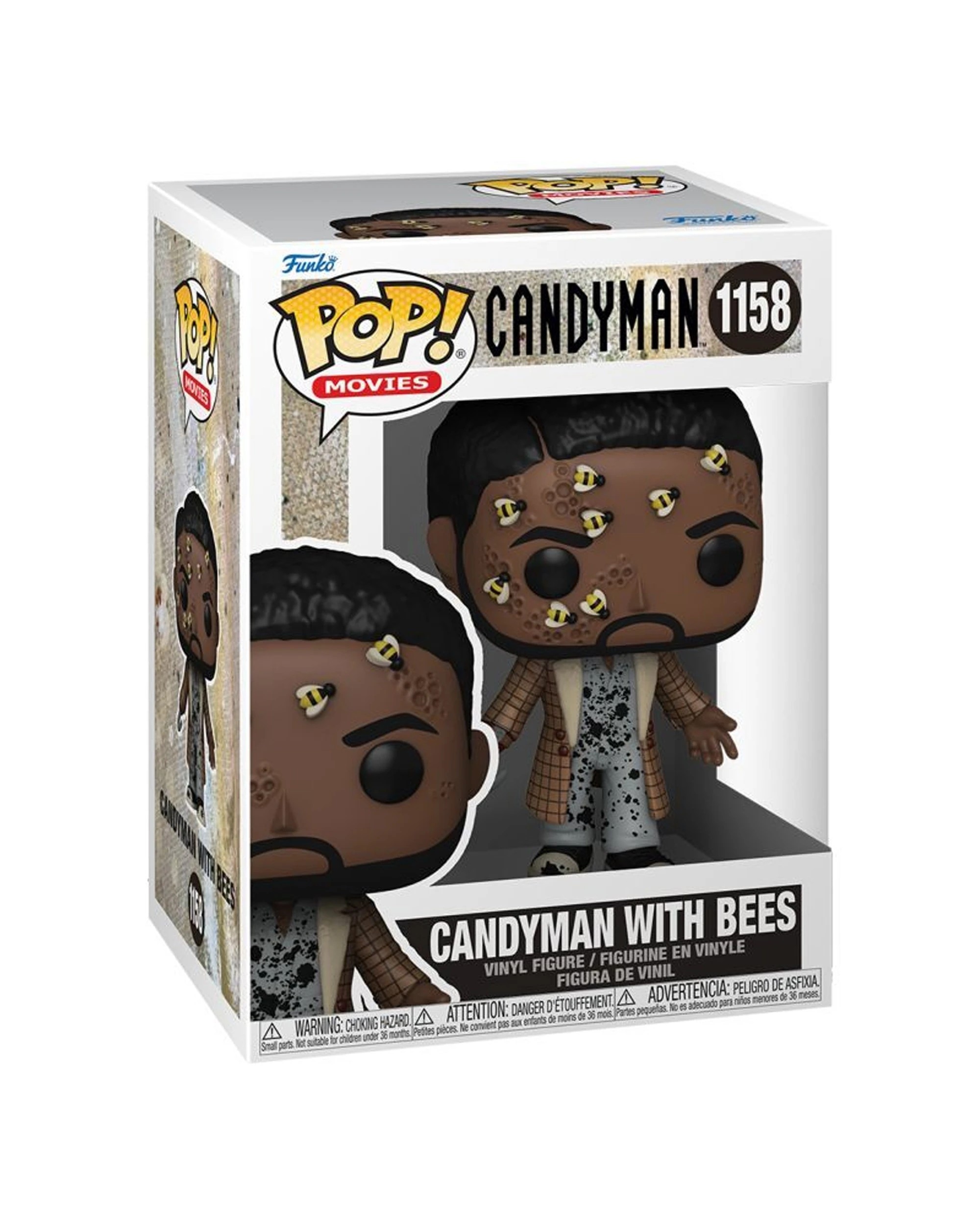 3 Pop Candyman With Bees And Hook Vinyl Action Figure Collectible Toy 10cm - Multi, 3 of 3