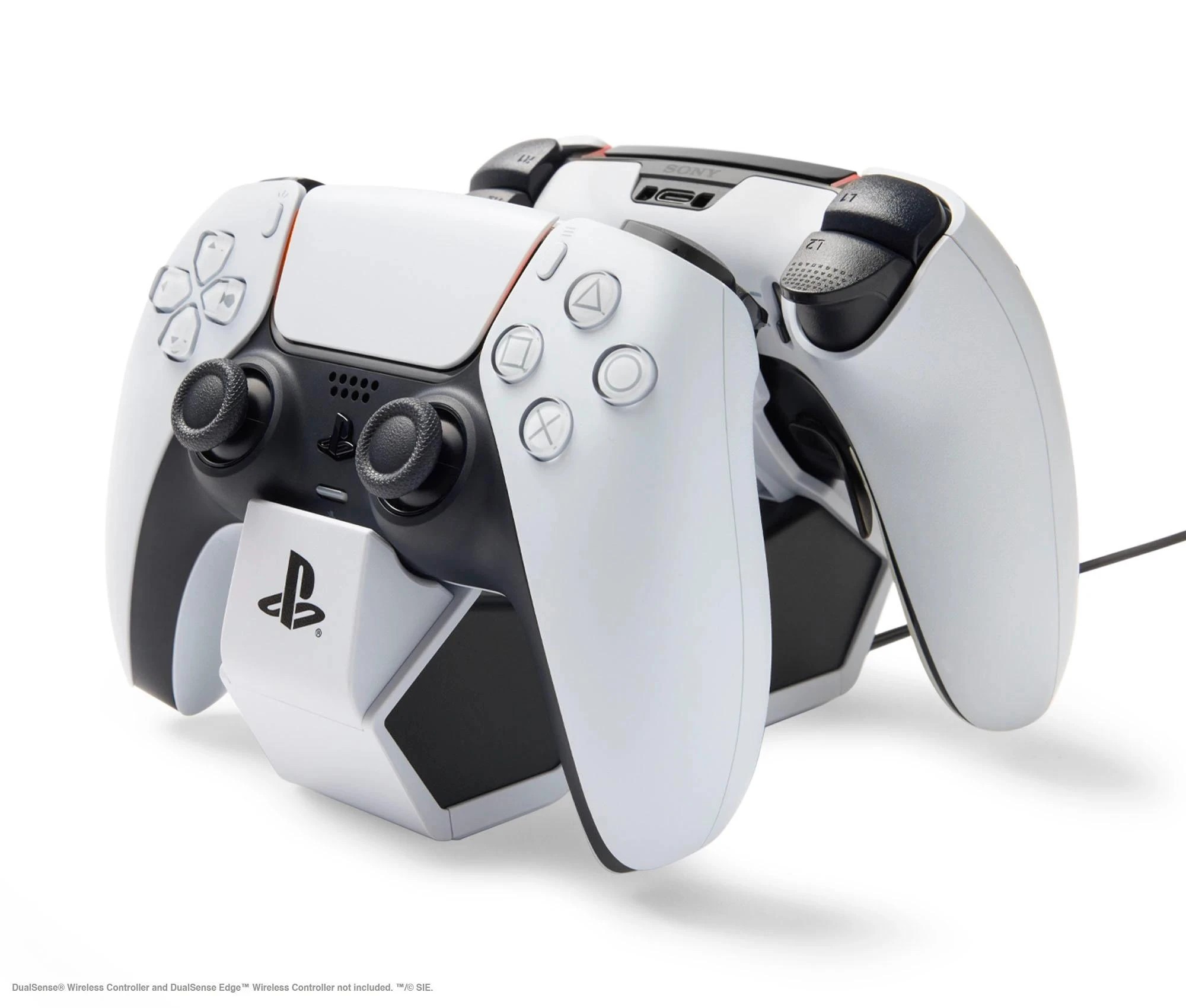 6 PowerA Twin Charging Station for PlayStation 5 DualSense Wireless Controllers - White, 6 of 10