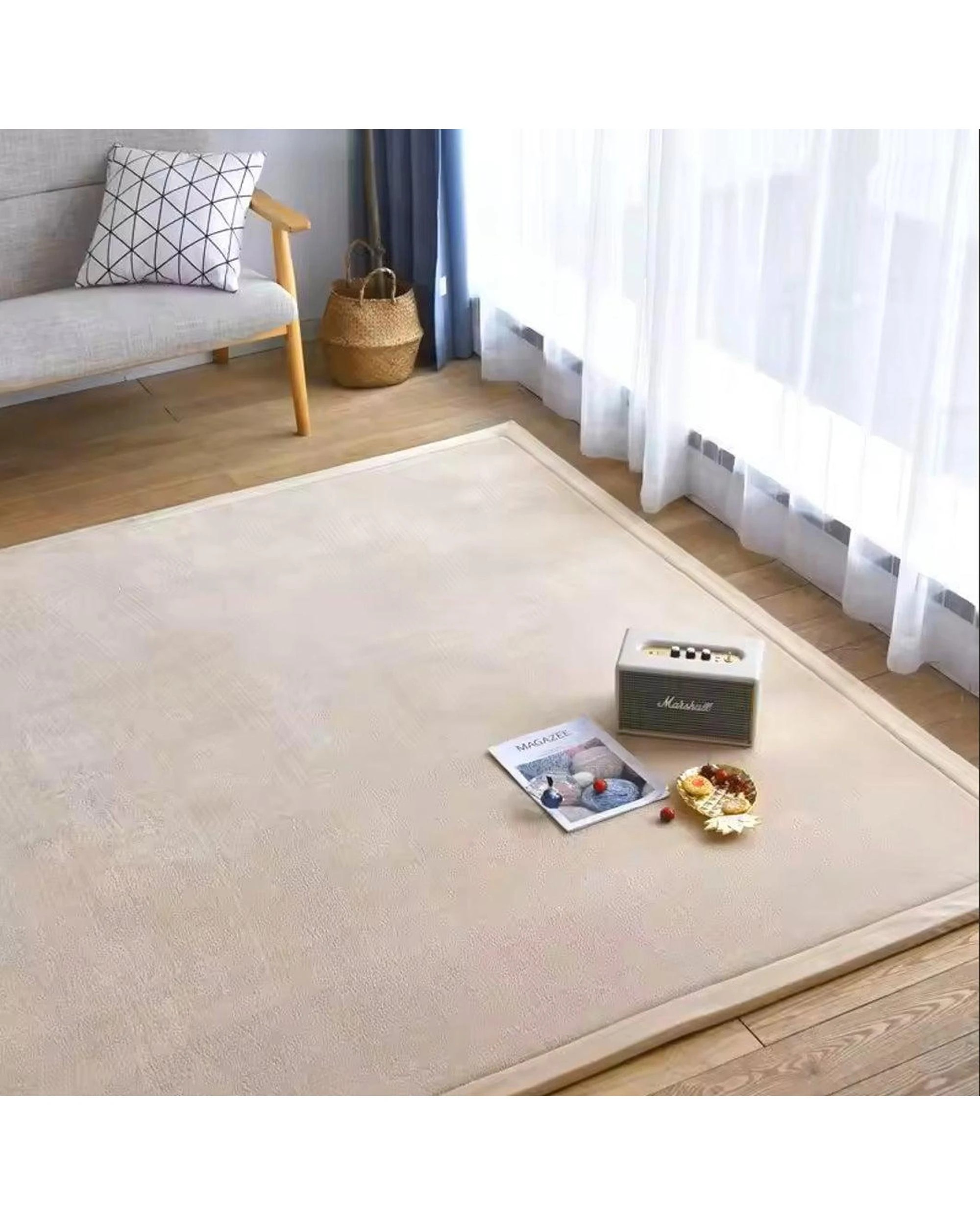 3 La Grace Home Soft Touch Ultra Plush Memory Foam Tatami Mat - 150x200cm - Beige, 3 of 10