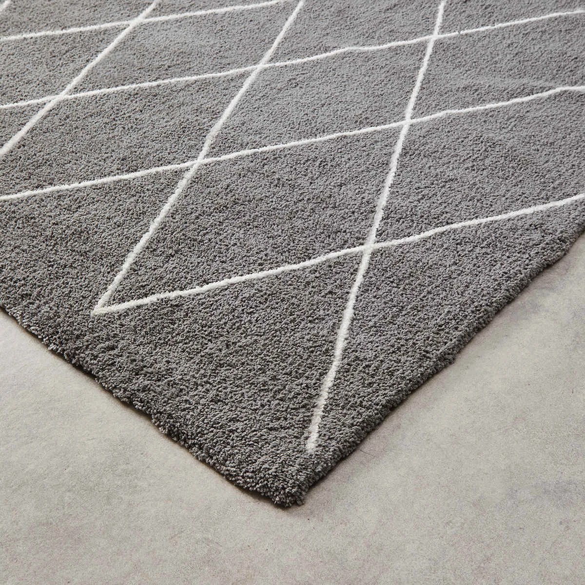 2 Trellis Rug - Grey, Extra Large - 270cm x 180cm, 2 of 6