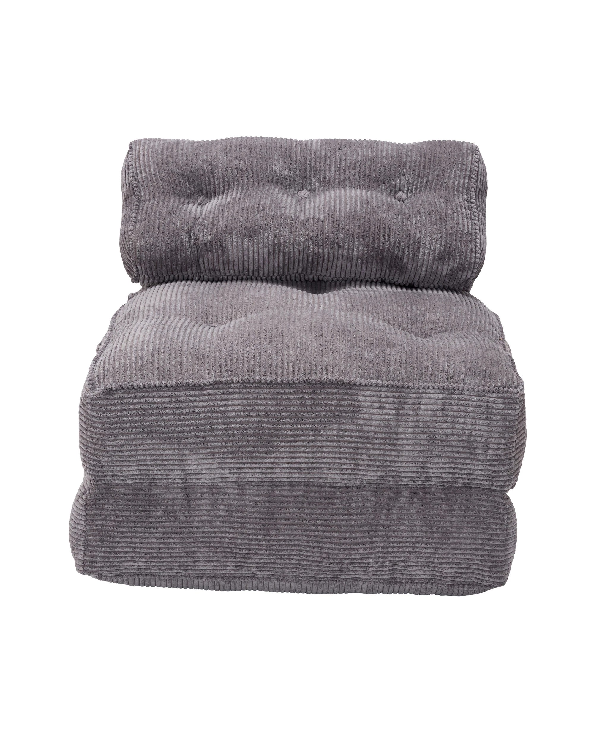 1 IHOMDEC Fordable Corduroy Compression Lazy Sofa - Grey, 1 of 9