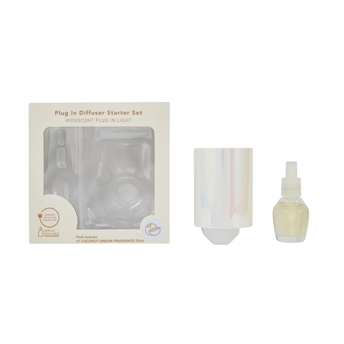 1 Iridescent Plug In Light and Diffuser Starter Set, 1 of 10