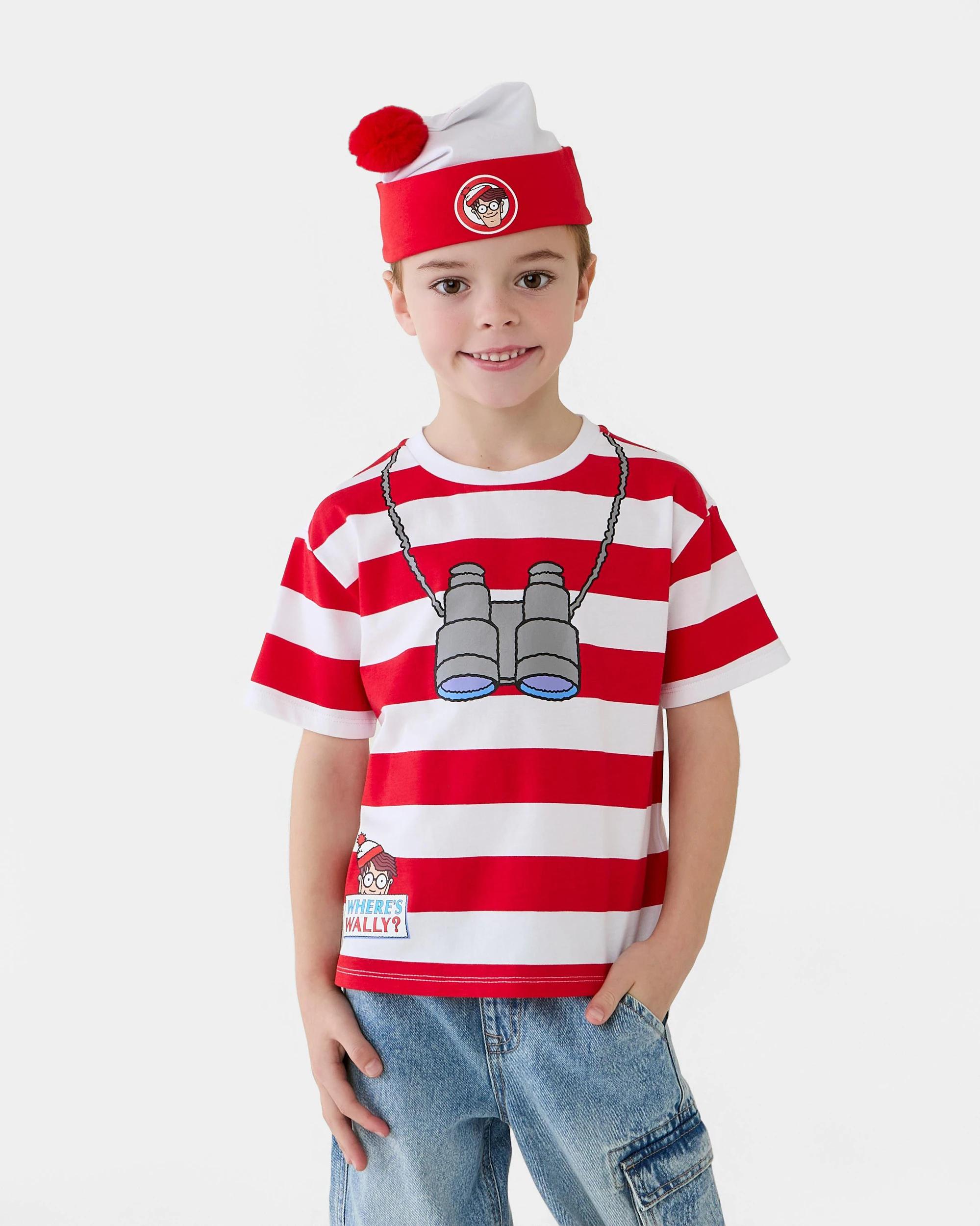 1 Where’s Wally? License Character T-shirt Wally, 1 of 5