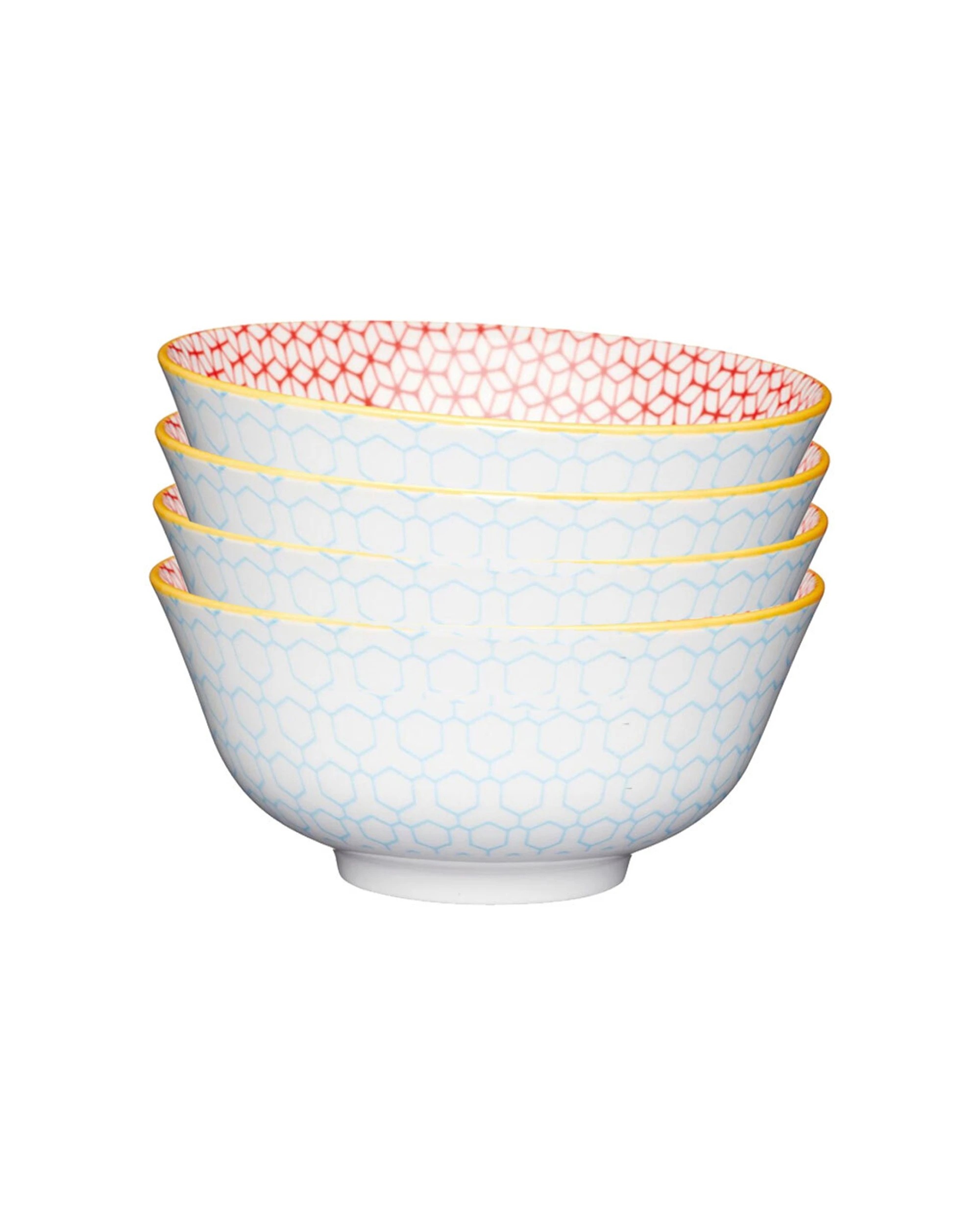 1 Mikasa 4pc Does It All Kitchen Glazed Bowl 15.7cm Durable Microwave Dishwasher Safe - Multi, 1 of 6