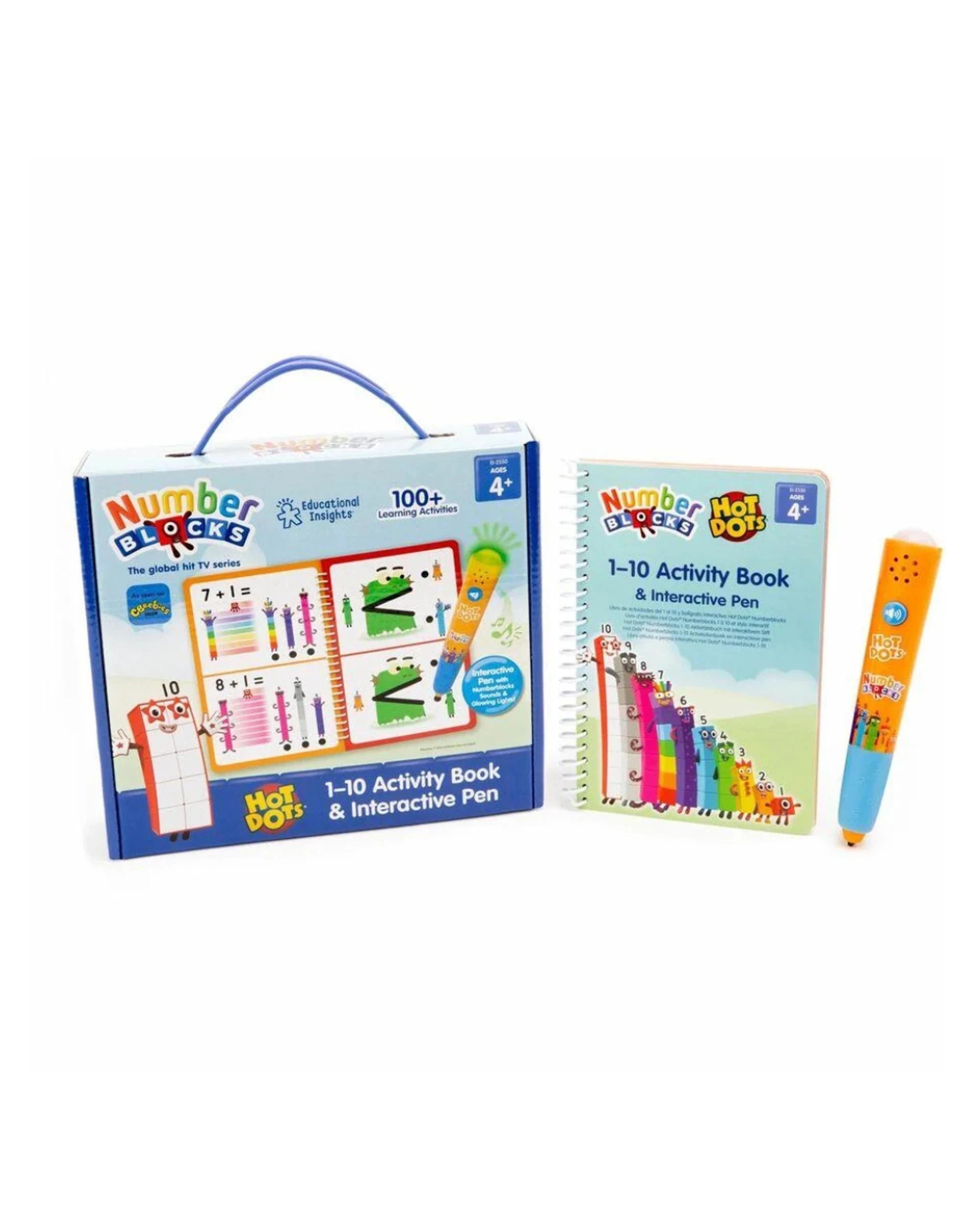 5 Hand2Mind Hot Dots Numberblocks 1-10 Activity Book and Interactive Pen, 5 of 5