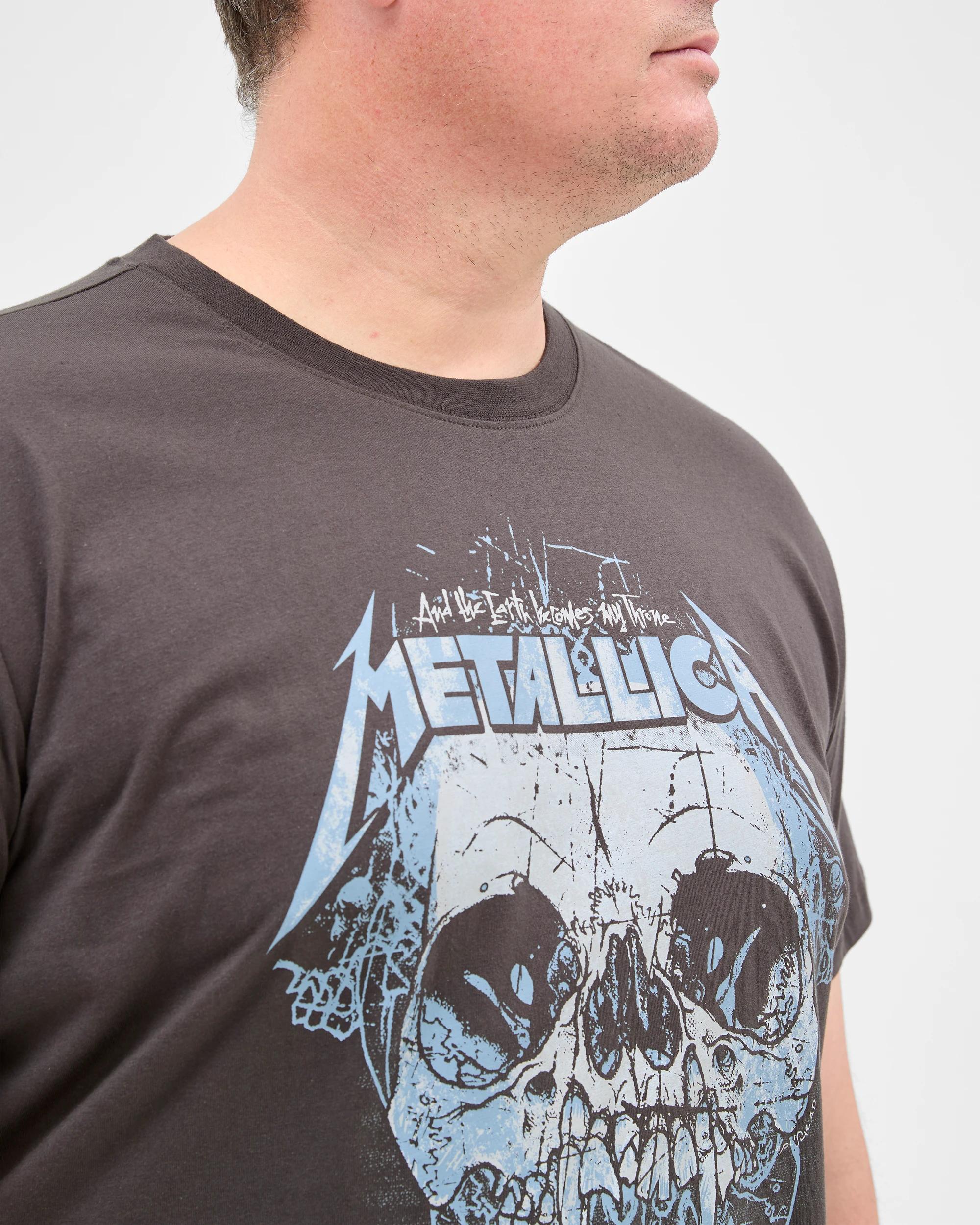 5 Target Plus Size Licensed Metallica Roam T-shirt WASHED BLACK, 5 of 5