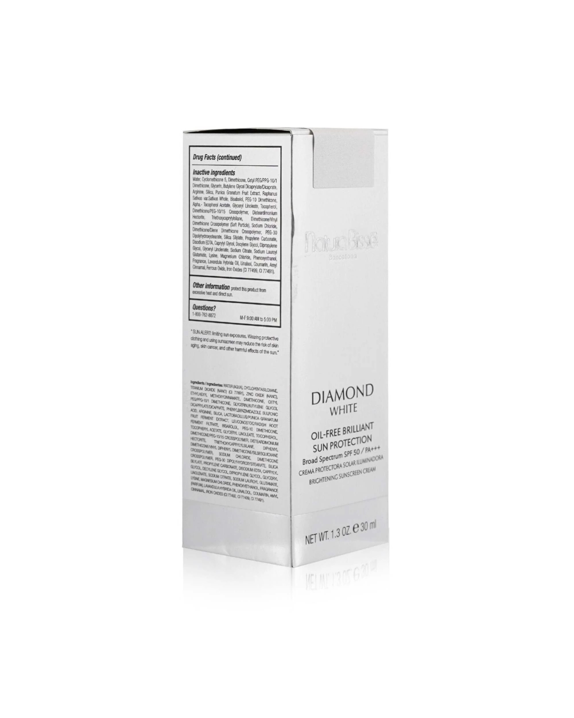 2 Natura Bisse Diamond White Oil-Free Brilliant Protection SPF 50 PA+++  30ml/1oz, 2 of 3
