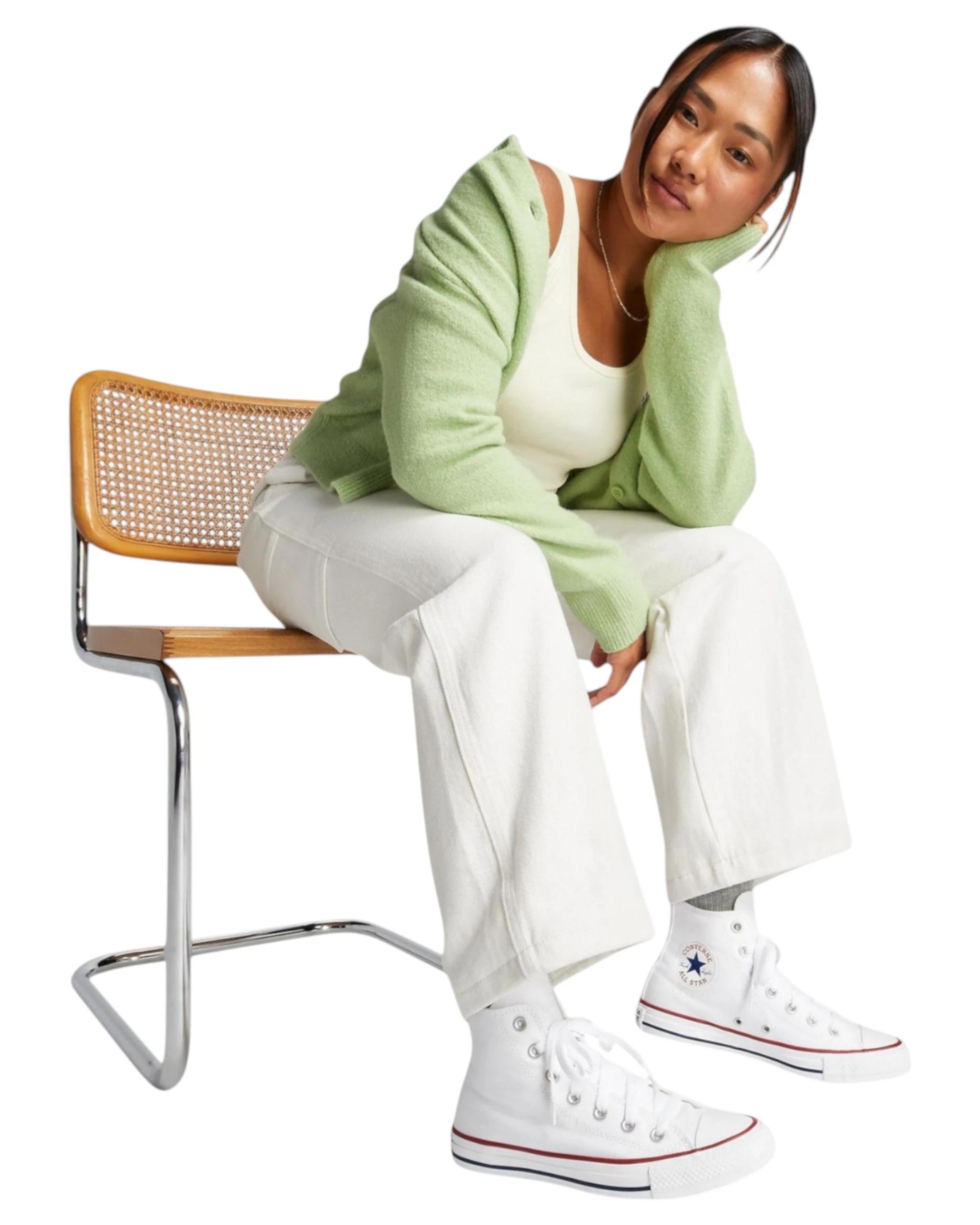 3 Converse Unisex Chuck Taylor All Star High Top Casual Shoes OPTICAL WHITE, 3 of 8