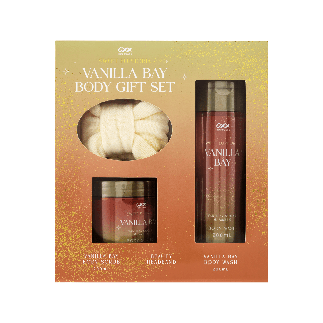 1 OXX Bodycare Sweet Euphoria Vanilla Bay Body Gift Set, 1 of 6