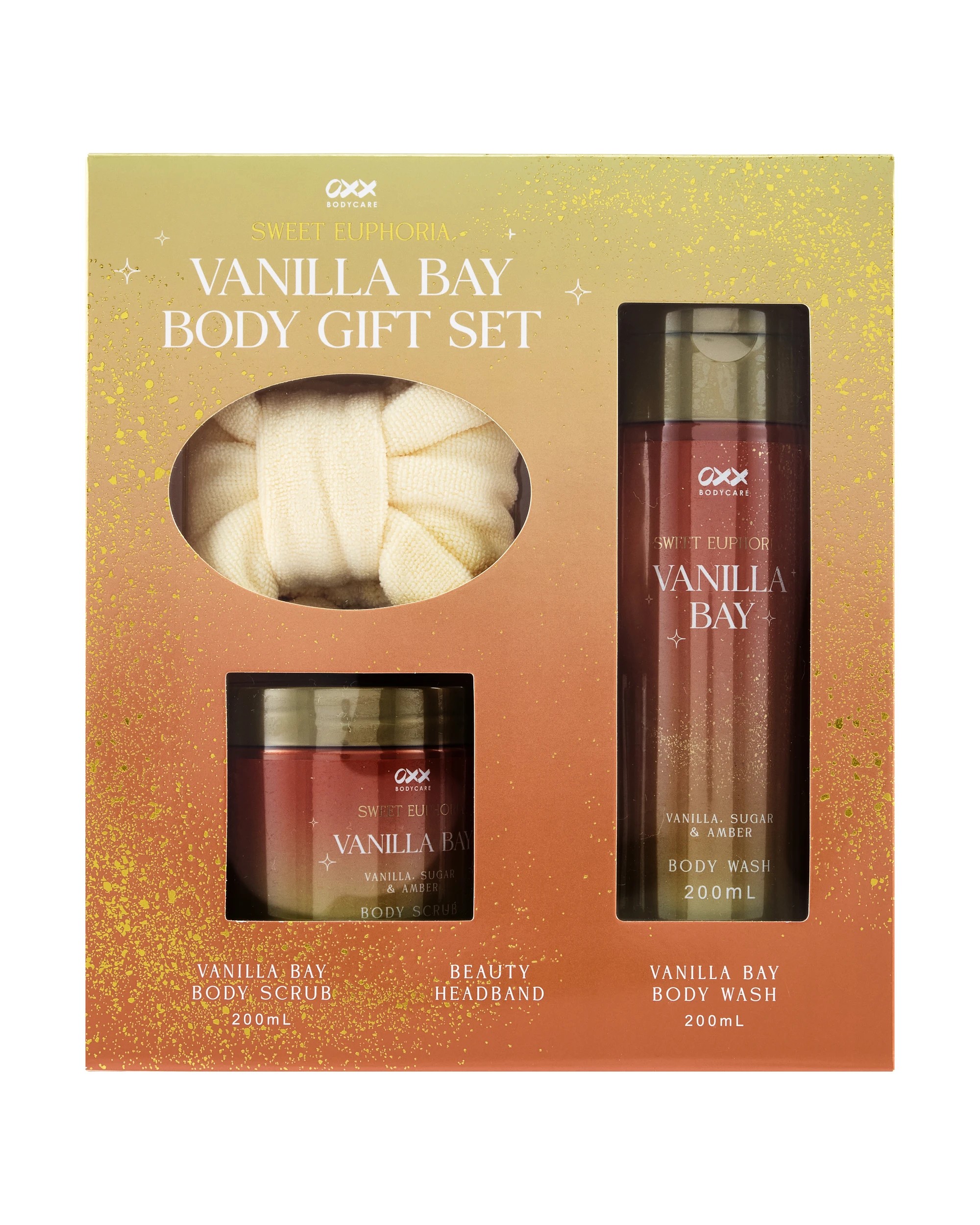 1 OXX Bodycare Sweet Euphoria Vanilla Bay Body Gift Set, 1 of 6
