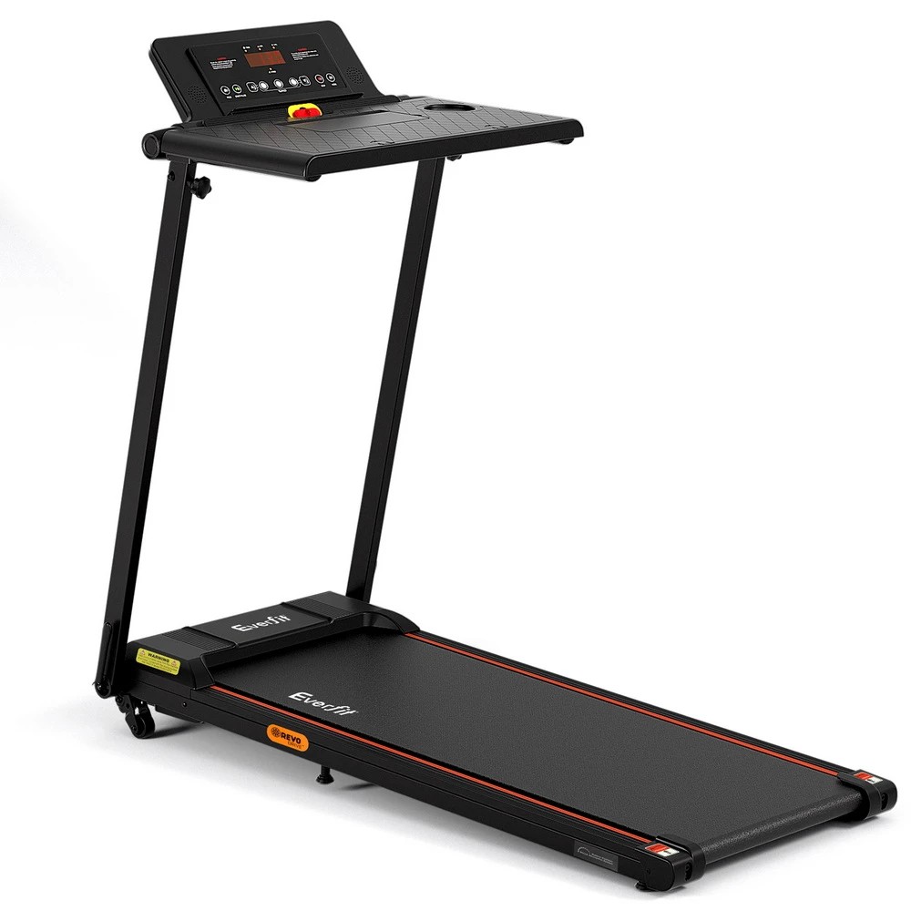 1 Everfit Treadmill Electric Walking Pad Foldable Incline for Home Office Gym - Black, 1 of 7