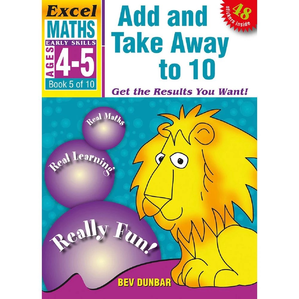 1 Excel Early Skills Maths Book 5 Add and Take Away, 1 of 4