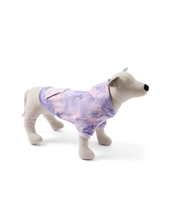 Pet Hoodie Tie-Dye - Small, Lilac