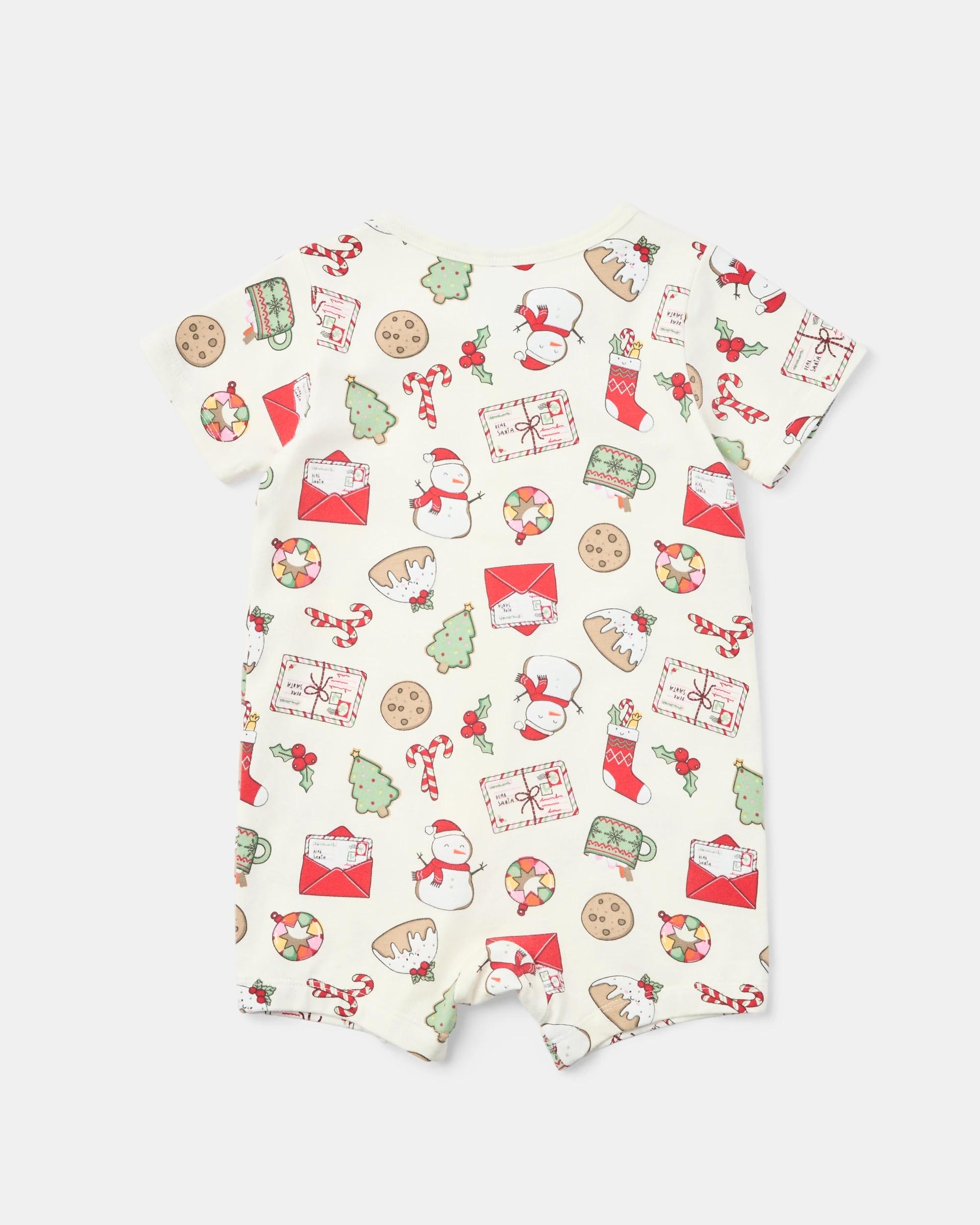6 Family Matching Christmas Icons Wishing Tree Baby Romper Xmas Icons, 6 of 7