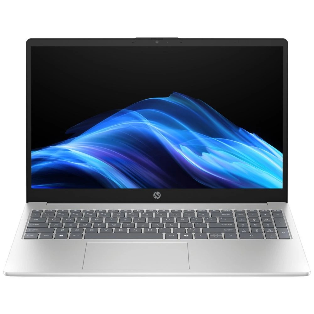 1 HP 15.6" Laptop N100 8/256GB Silver, 1 of 6
