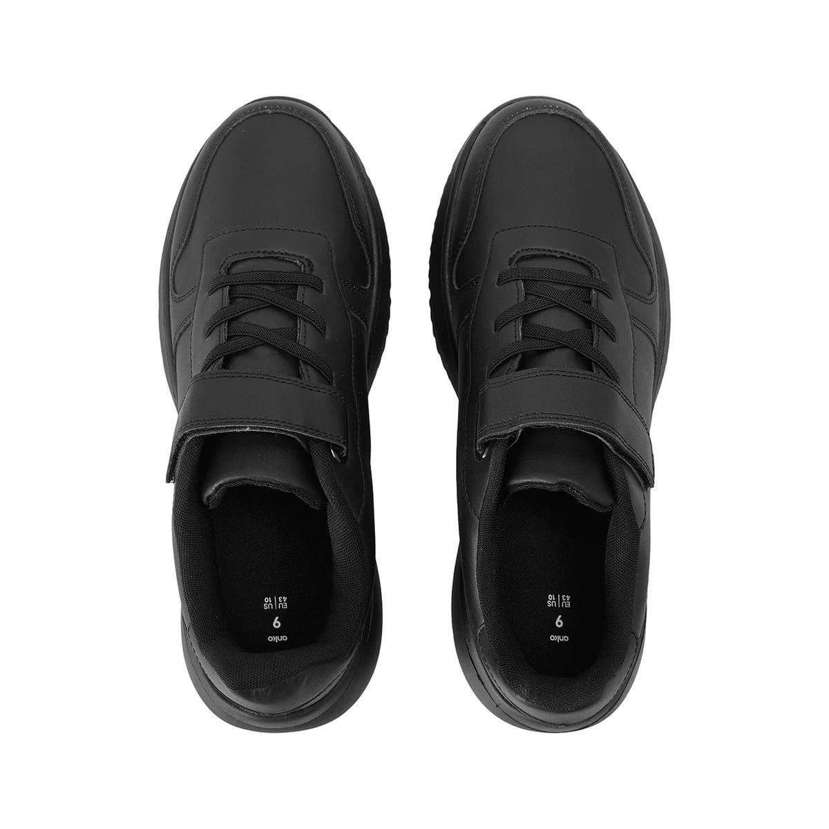 2 Adjustable Combo PU Sneakers BLACK, 2 of 5