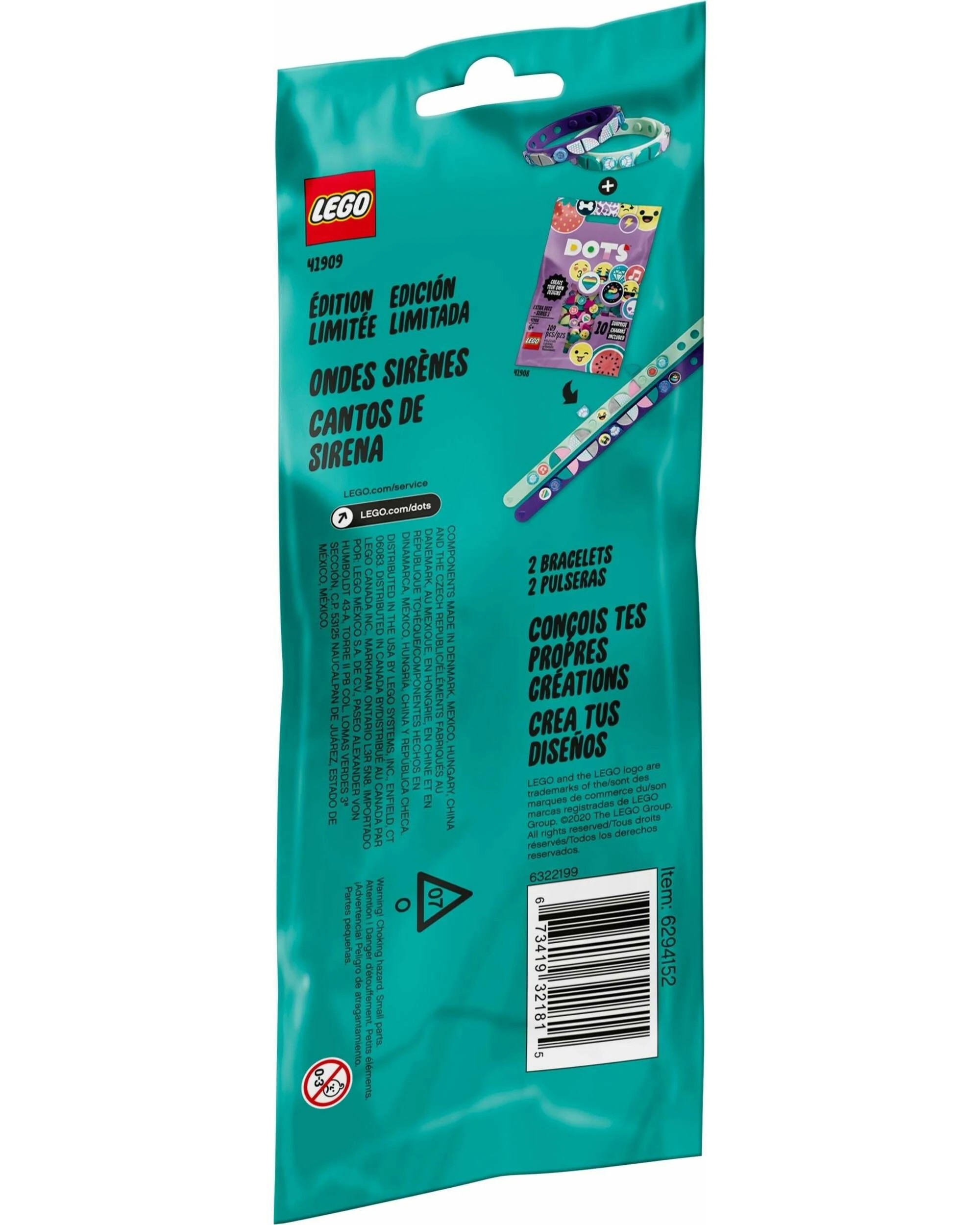 4 LEGO 41909 Mermaid Vibes Bracelets - DIY Friendship Bracelet Kit, 4 of 5
