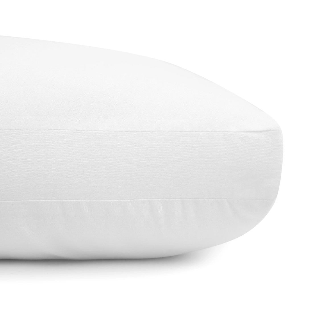 2 2 Pack Cotton Rich Cover Pillows - High Profile, White, 2 of 2