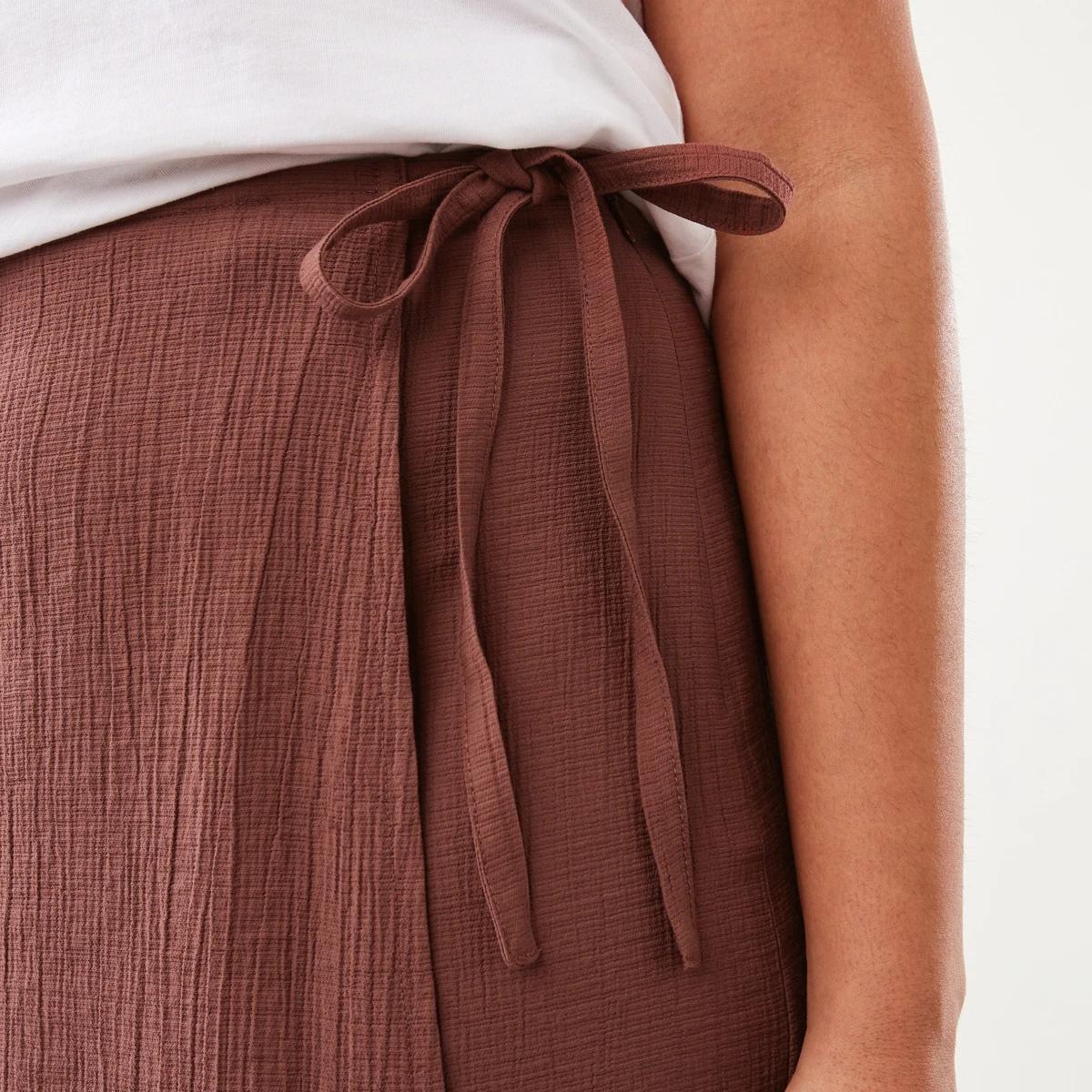 4 Textured Skort Cacao Brn, 4 of 6