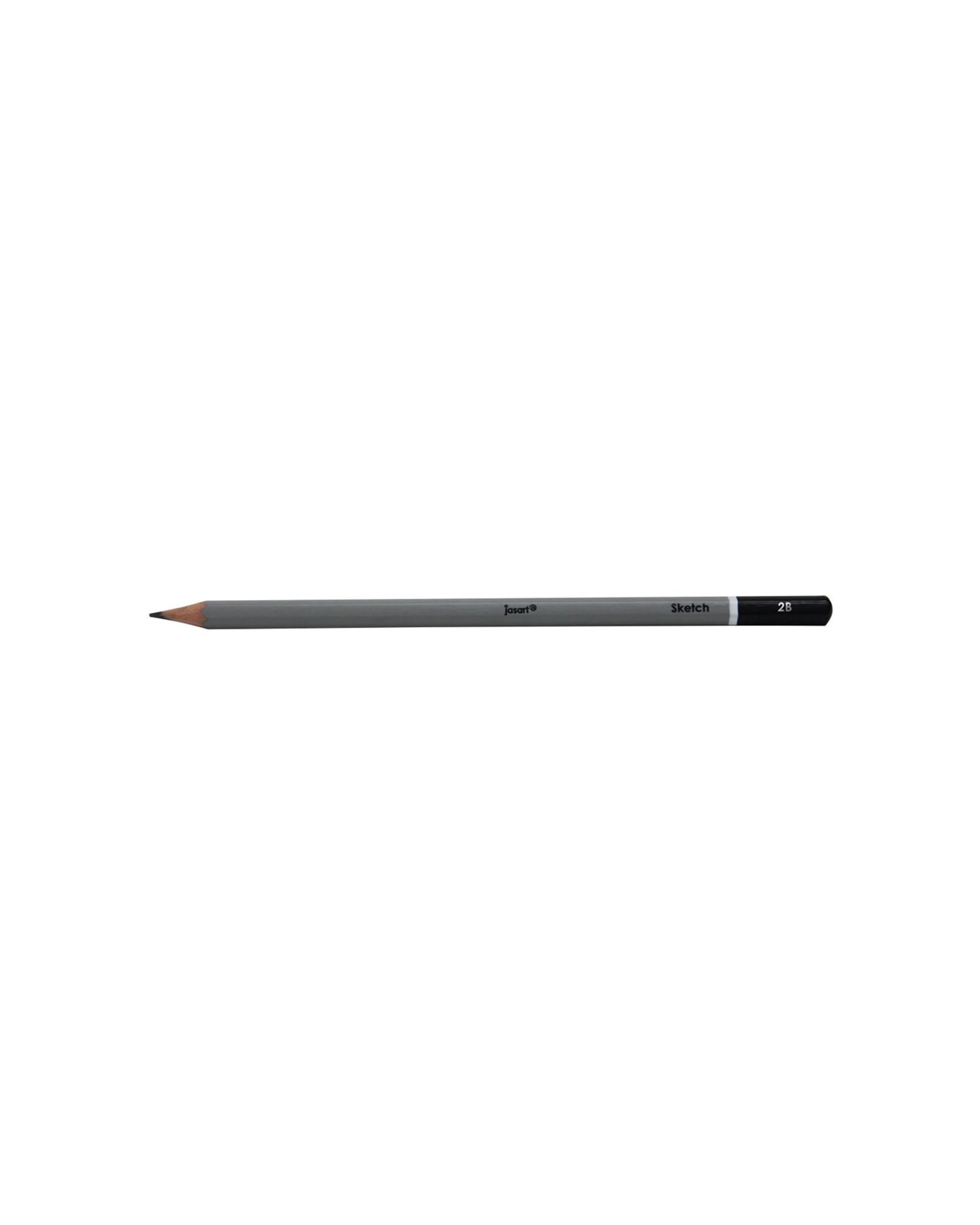 2 Jasart 12PK Sketching Pencil Art Portraiture Drawing 2B Vacuum Insulated - Grey, 2 of 2