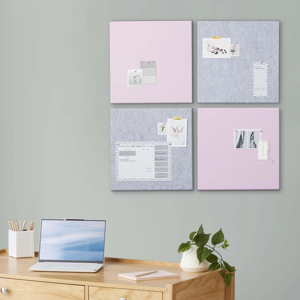 6 Otto Memo Feltboard 430 x 430 Pink, 6 of 6