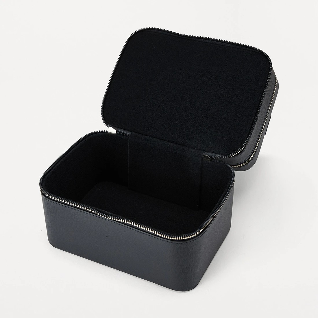 7 Double Tier Beauty Case - Black, 7 of 10