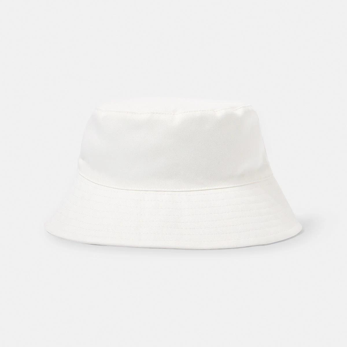 1 Cotton Twill Bucket Hat WHITE, 1 of 2