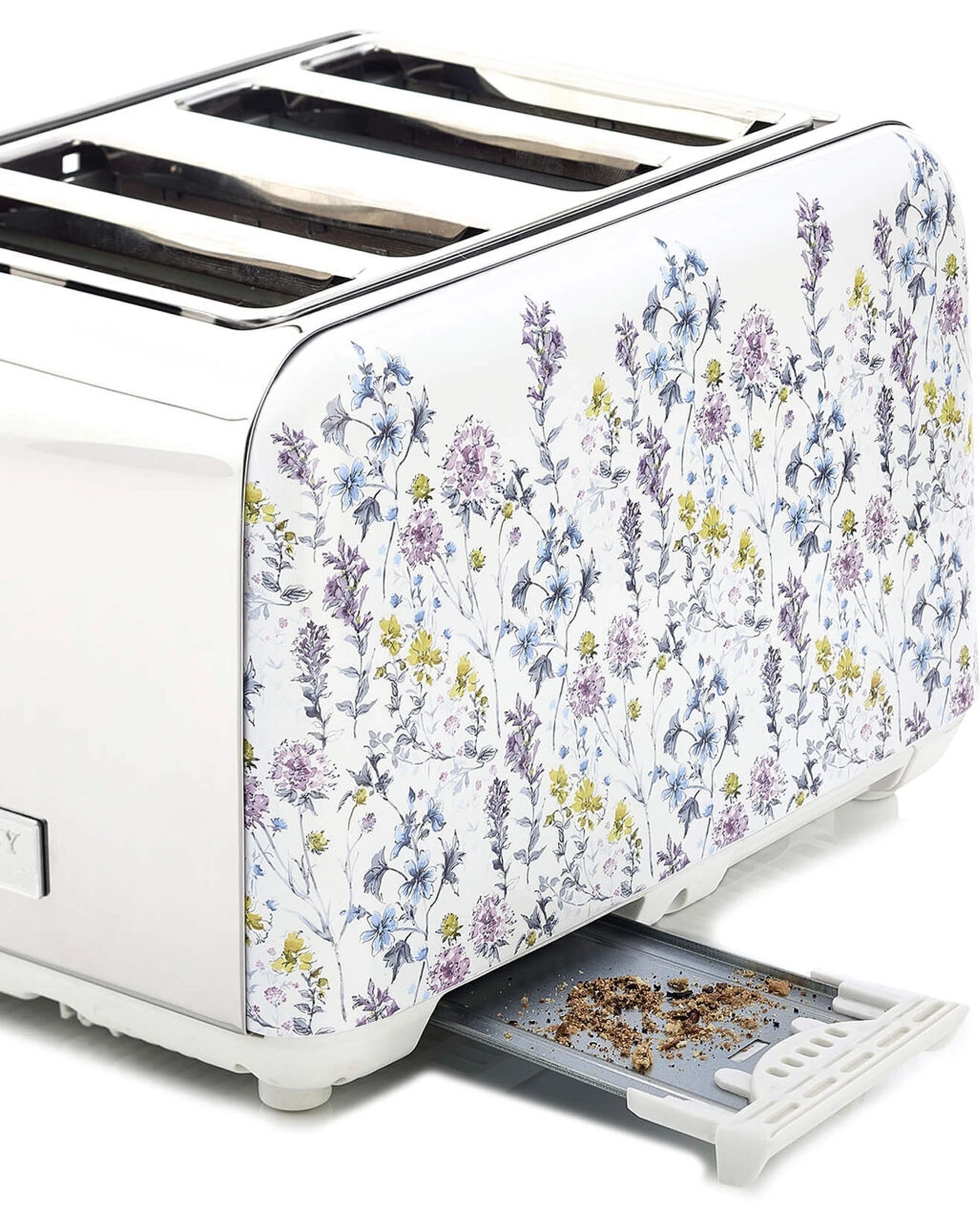 4 Laura Ashley 1.7L Dome Electric Kettle And 4 Slice Toaster Combo Wild Meadow, 4 of 7