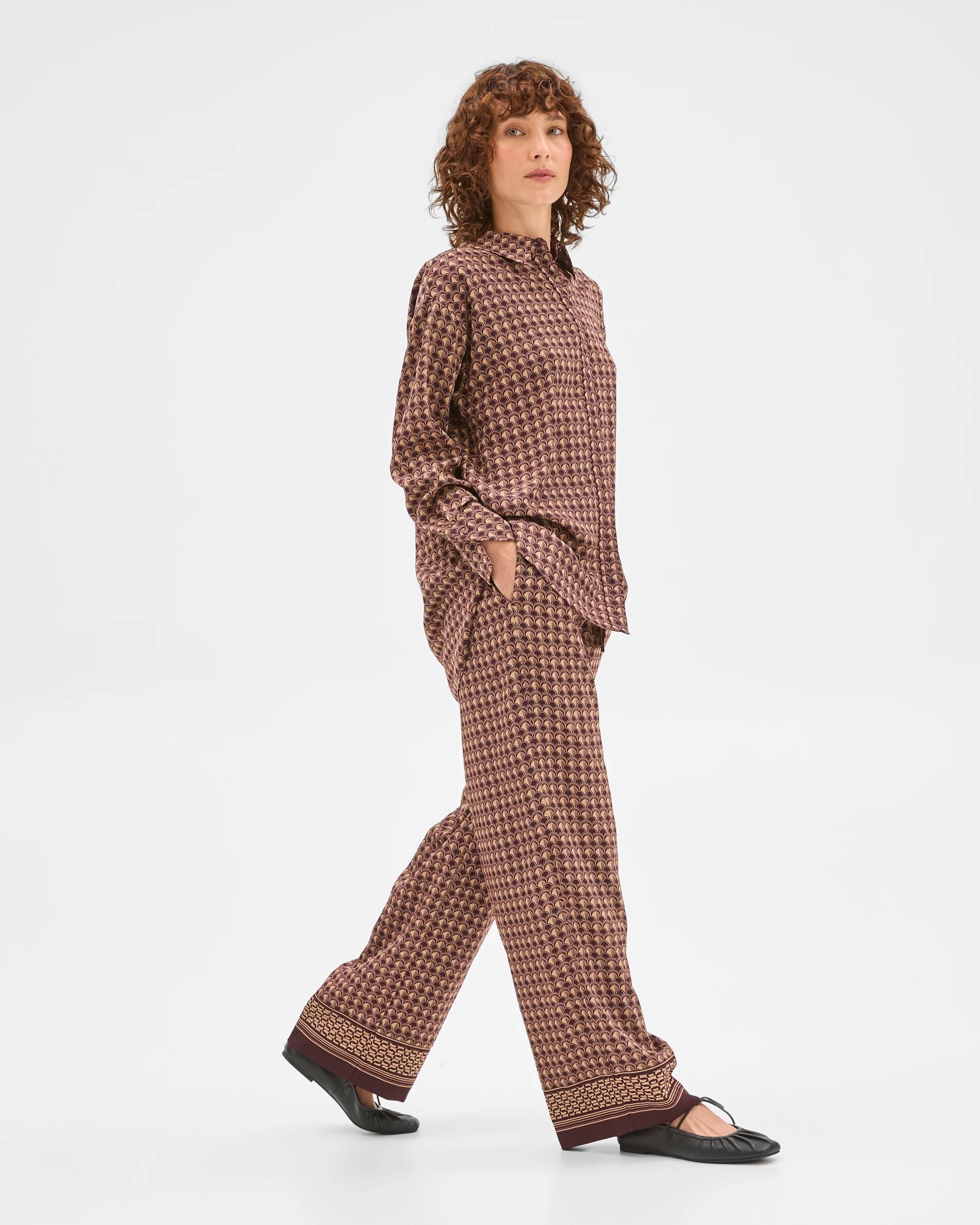 4 Preview Long Sleeve Set Dressing Shirt PINOT GEO SCARF, 4 of 6